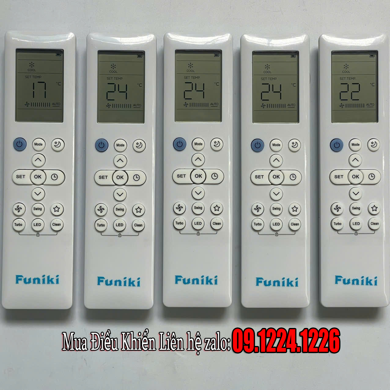 Điều khiển điều h&ograve;a FUNIKI HSC 09TMU