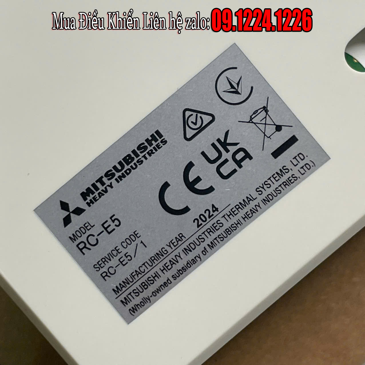 MITSUBISHI HEAVY INDUSTRIES moden RC-E5