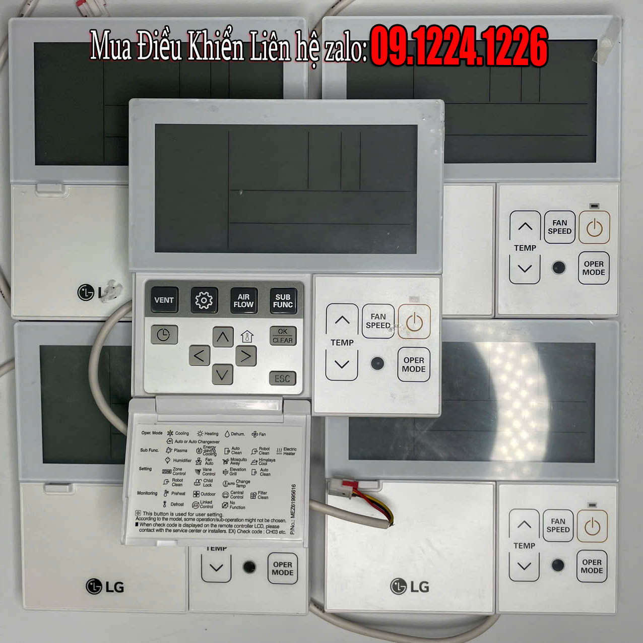 Điều khiển điều h&ograve;a LG &Acirc;m trần PREMTB001