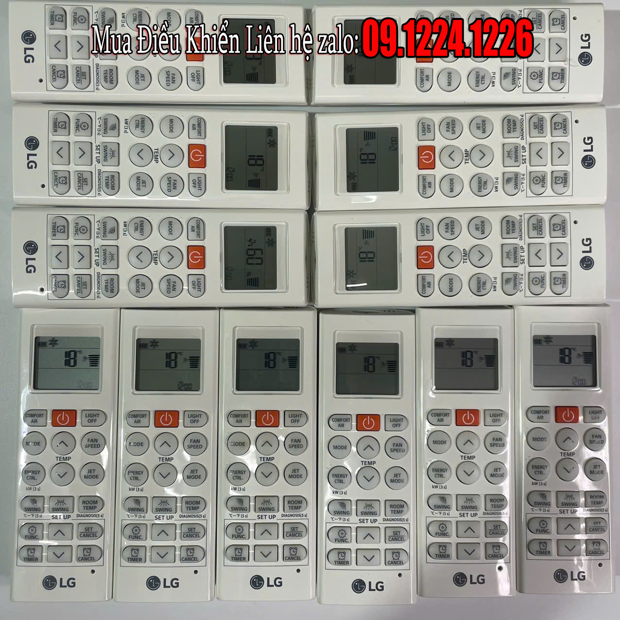 Điều khiển điều h&ograve;a điều h&ograve;a LG