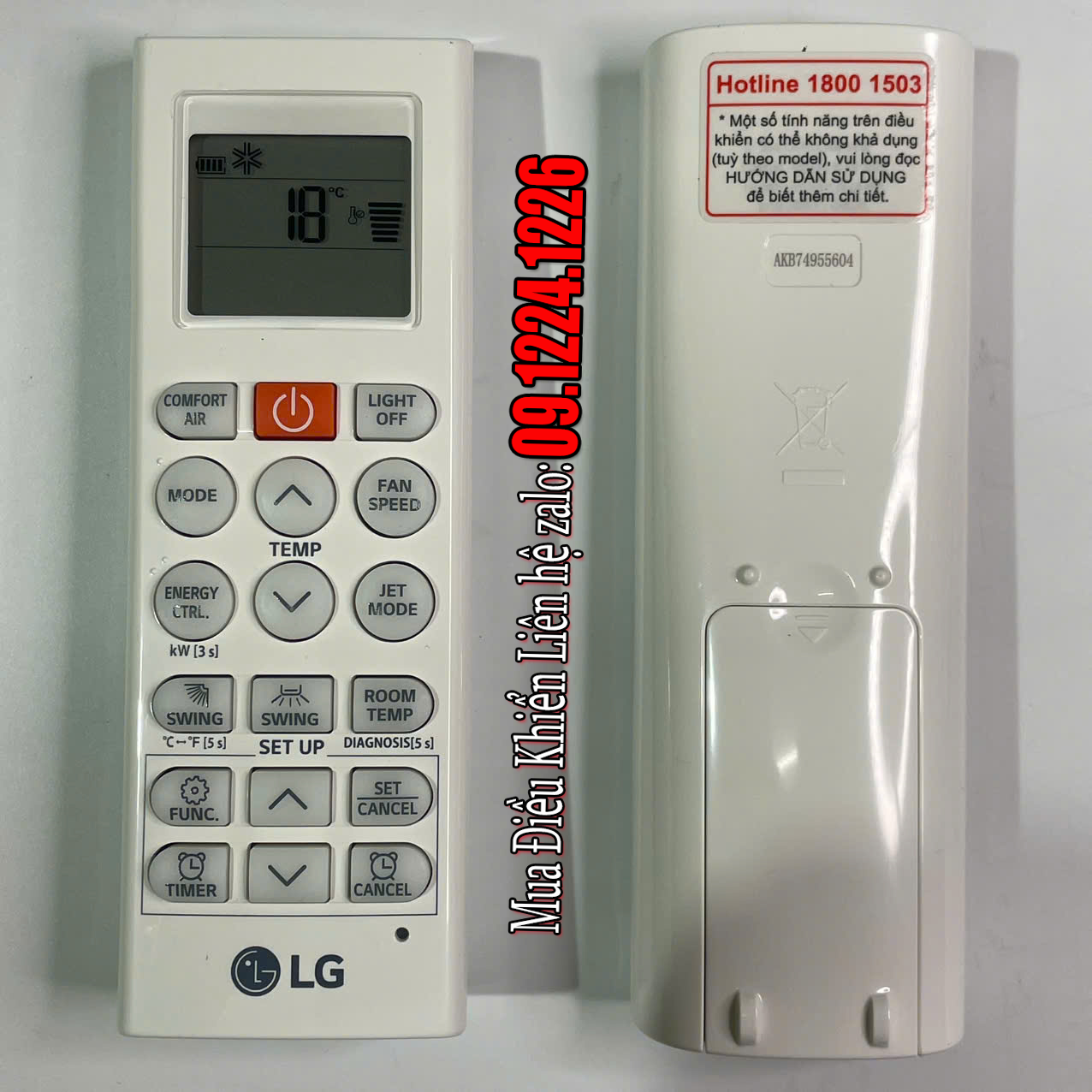 Điều khiển điều h&ograve;a điều h&ograve;a LG